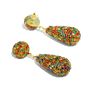 Multicolour drop earrings